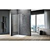 Camargue Meran Mix & Match Duschwand (B x H: 140 x 200 cm, Beschichtet, Silber, B: 200mm Wellenglas + B: 1170mm Klarglas) | BAUHAUS