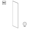 Camargue Meran Mix & Match Duschwand W2 (B x H: 20 x 200 cm, Beschichtet, Wave) | BAUHAUS