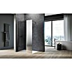 Camargue Meran Mix & Match Duschwand (B x H: 100 x 200 cm, Beschichtet, Silberglanz, B: 400mm Spiegelglas + B: 570mm Grau) | BAUHAUS