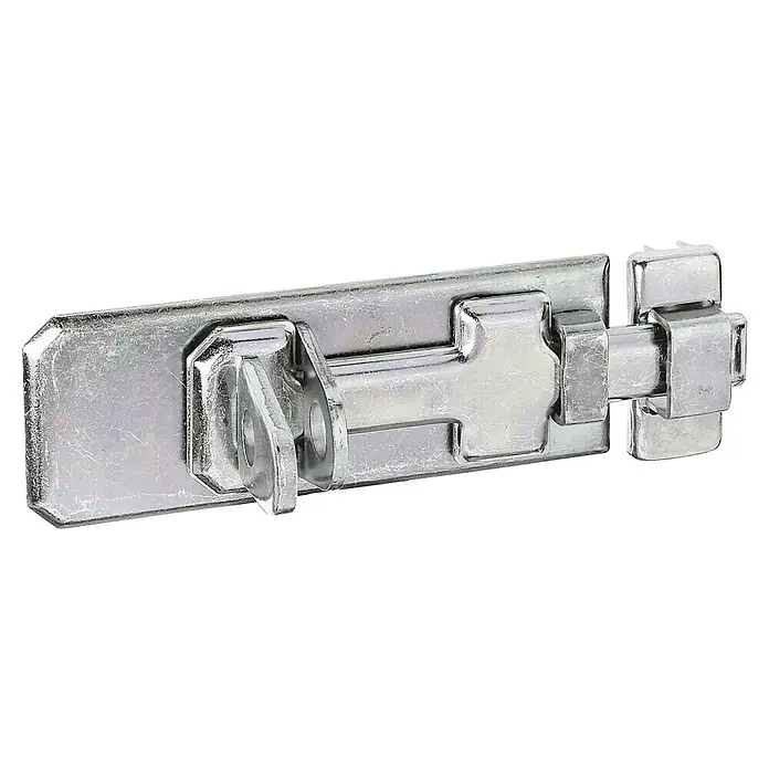 Stabilit Pestillo - L x An: 80 x 35 mm, Zincado - Un cerrojo plateado brillante, perfecto para asegurar puertas o portones. Robusto y fiable para su seguridad.
