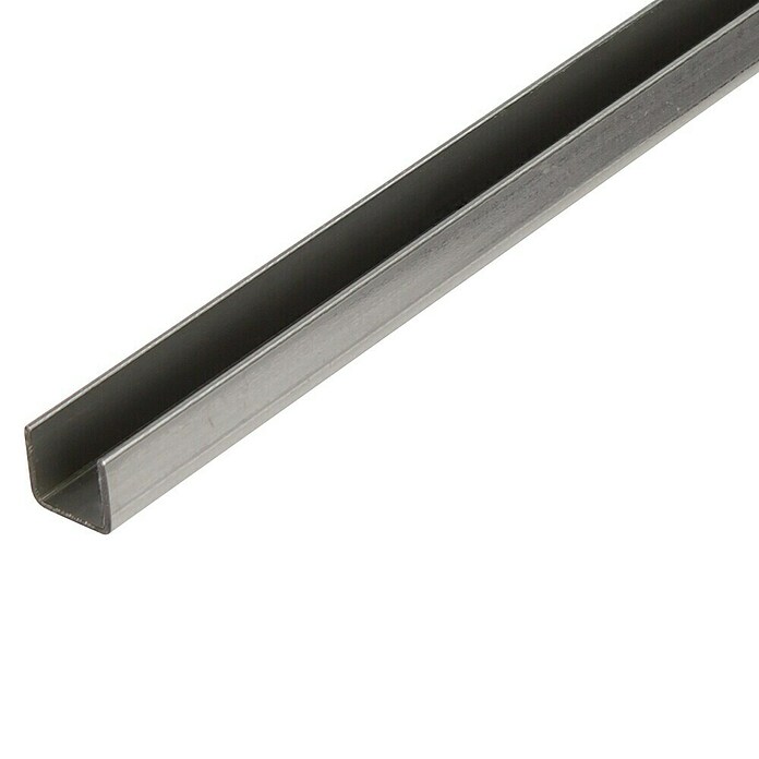 Stabilit Perfil en U (2.000 x 20 x 20 mm, Espesor: 1,7 mm, Plateado) | BAUHAUS