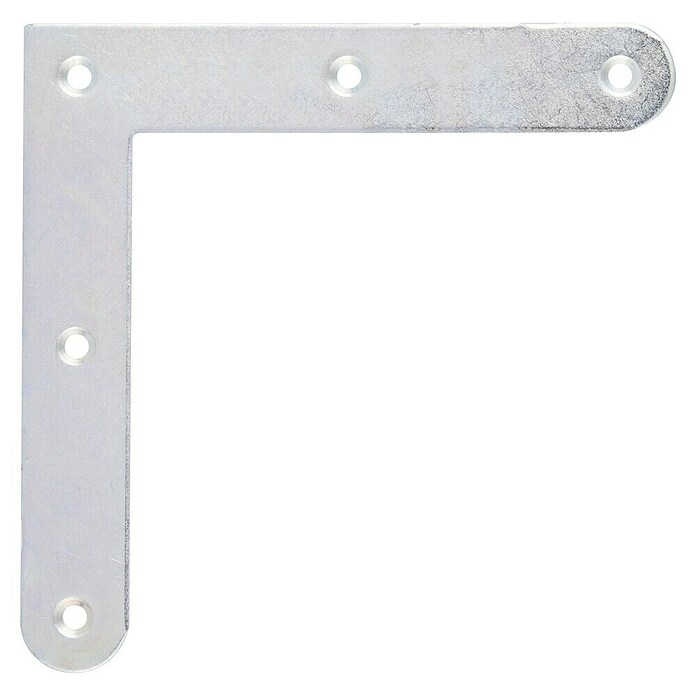 Alberts Escuadra esquinera (L x An x Al: 120 x 120 x 20 mm, Zincado, Plateado) | BAUHAUS