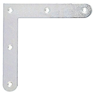 Alberts Escuadra esquinera (L x An x Al: 120 x 120 x 20 mm, Zincado, Plateado)
