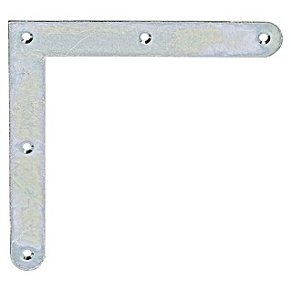 Alberts Escuadra esquinera (L x An x Al: 150 x 150 x 20 mm, Zincado, Plateado)