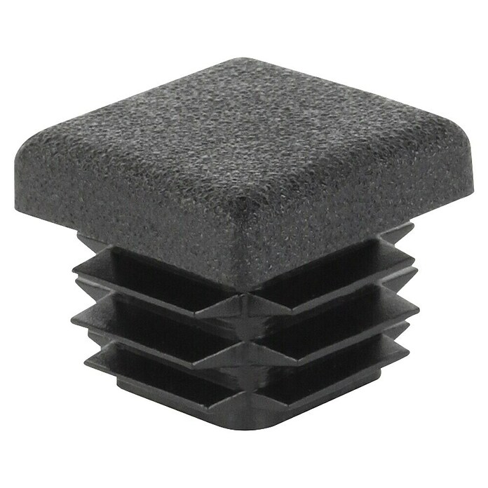 Alberts Tapón para tubo (L x An: 15 x 15 mm, Negro, 4 ud.) | BAUHAUS
