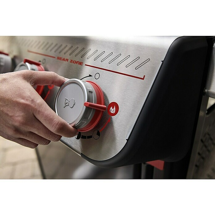Weber Gasgrill Spirit EP-425 (Grillfläche (B x T): 62 x 44 cm, 10,3 kW, Anzahl Brenner: 4 Stk.) | BAUHAUS