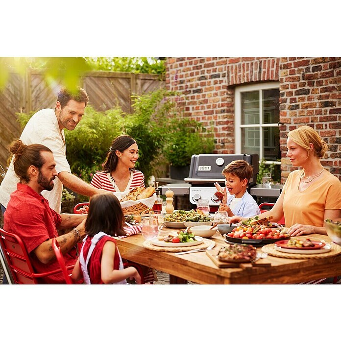 Weber Gasgrill Spirit E-335 GBS (Grillfläche (B x T): 52 x 44 cm, 9,1 kW, Anzahl Brenner: 3 Stk.) | BAUHAUS