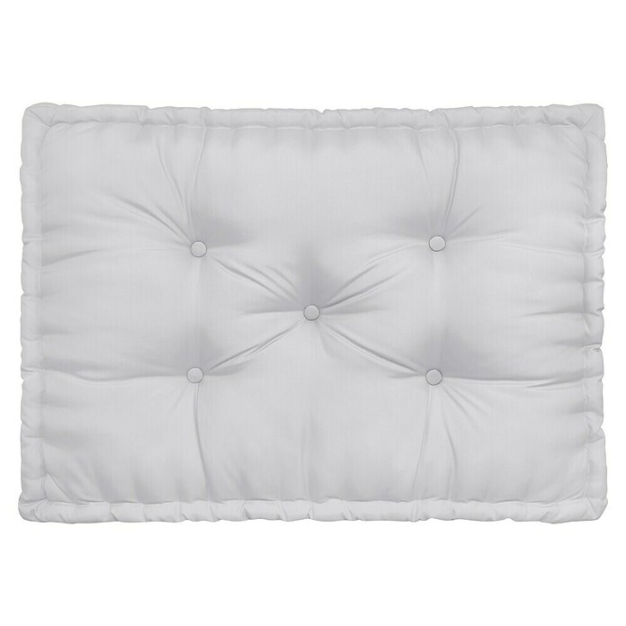Cojín para asiento de palet water resist (Gris, L x An x Al: 80 x 60 x 10 cm, 100% poliéster) | BAUHAUS