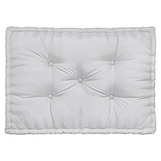 Cojín para asiento de palet water resist (Gris, L x An x Al: 80 x 60 x 10 cm, 100% poliéster)