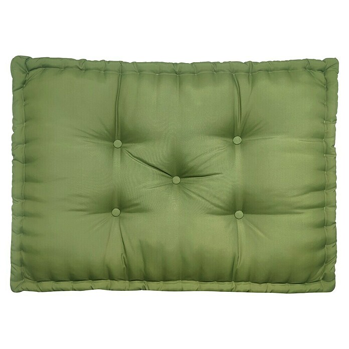 Cojín para asiento de palet water resist (Verde, L x An x Al: 80 x 60 x 10 cm, 100% poliéster) | BAUHAUS