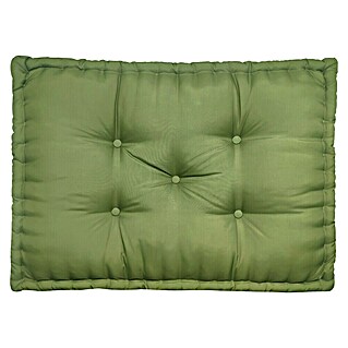 Cojín para asiento de palet water resist (Verde, L x An x Al: 80 x 60 x 10 cm, 100% poliéster)