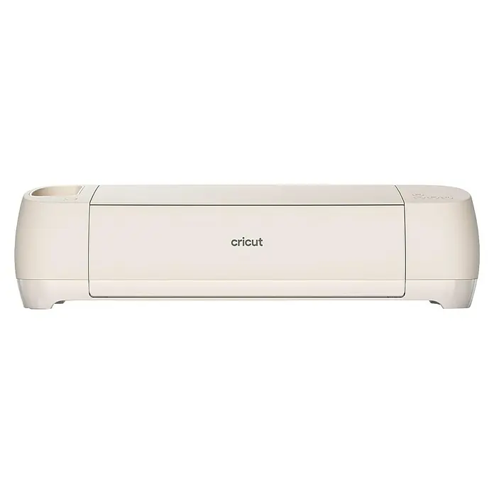 Cricut Plotter de corte Explore 4 - Blanco, Bluetooth, Ancho de corte: 29,7 cm, Longitud de corte: 3,6 m - Máquina de corte electrónica Cricut color crema para manualidades.