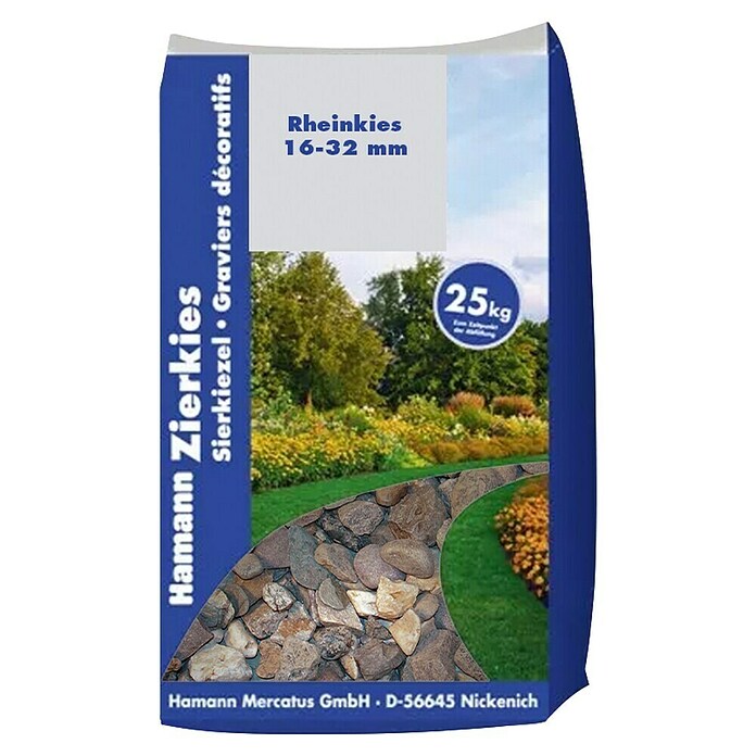 Hamann Mercatus Kies (Natur, Körnung: 16 mm - 32 mm, 25 kg) | BAUHAUS