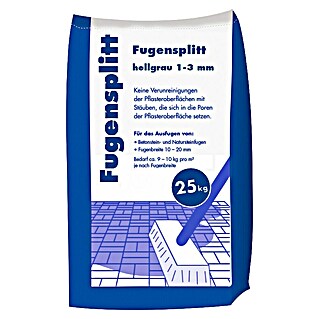Hamann Mercatus Fugensplitt (Hellgrau, Körnung: 1 mm - 3 mm, 25 kg)