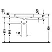 Duravit Happy D.2 Aufsatzwaschbecken (46 x 60 cm, Keramik, Weiß)