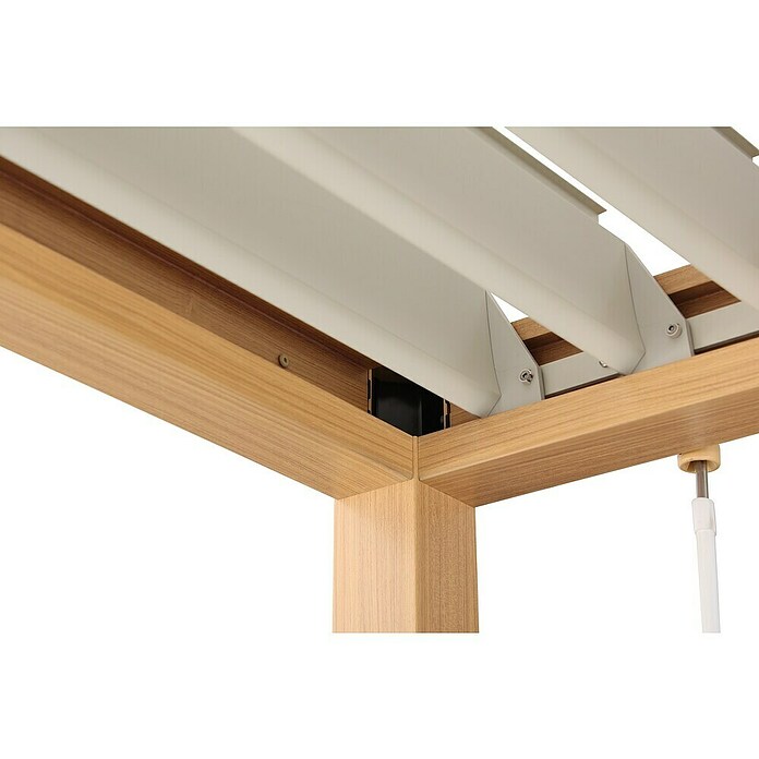 Pérgola Lanzarote (An x Pr: 294 x 294 cm, Color del armazón: Arena/Blanco, Aluminio) | BAUHAUS