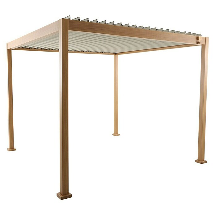 Pérgola Lanzarote (An x Pr: 294 x 294 cm, Color del armazón: Arena/Blanco, Aluminio) | BAUHAUS