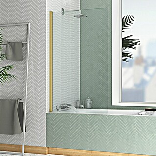 Aurlane Badewannenaufsatz Essential (B x H: 80 x 140 cm, 1 Stk., Gold)
