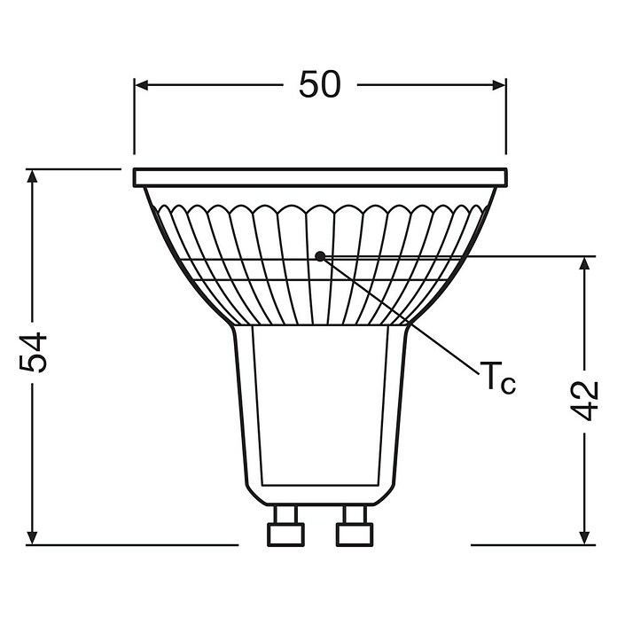 Osram LED-Reflektorlampe Star PAR16 (2,6 W, GU10, 36°, Kaltweiß)