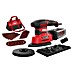 Skil Elektrische universele schuurmachine + Gratis Accu Compressor 