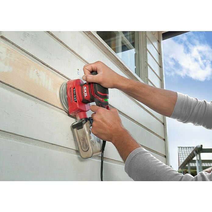 Skil Elektrische universele schuurmachine + Gratis Accu Compressor (250 W, Onbelaste oscillatiefrequentie: 14.000 tpm - 25.000 tpm) | BAUHAUS