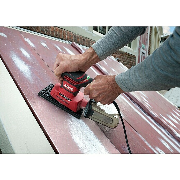 Skil Elektrische universele schuurmachine + Gratis Accu Compressor (250 W, Onbelaste oscillatiefrequentie: 14.000 tpm - 25.000 tpm) | BAUHAUS