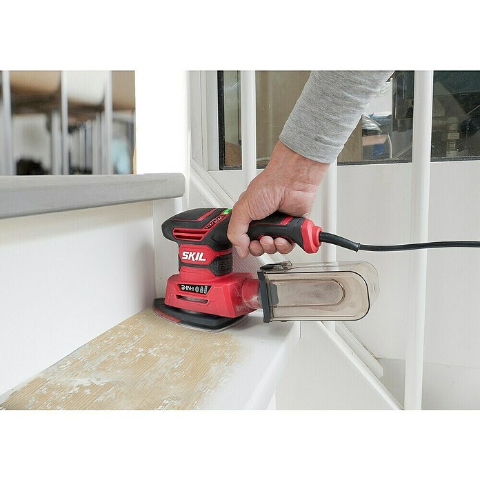 Skil Elektrische universele schuurmachine + Gratis Accu Compressor (250 W, Onbelaste oscillatiefrequentie: 14.000 tpm - 25.000 tpm) | BAUHAUS