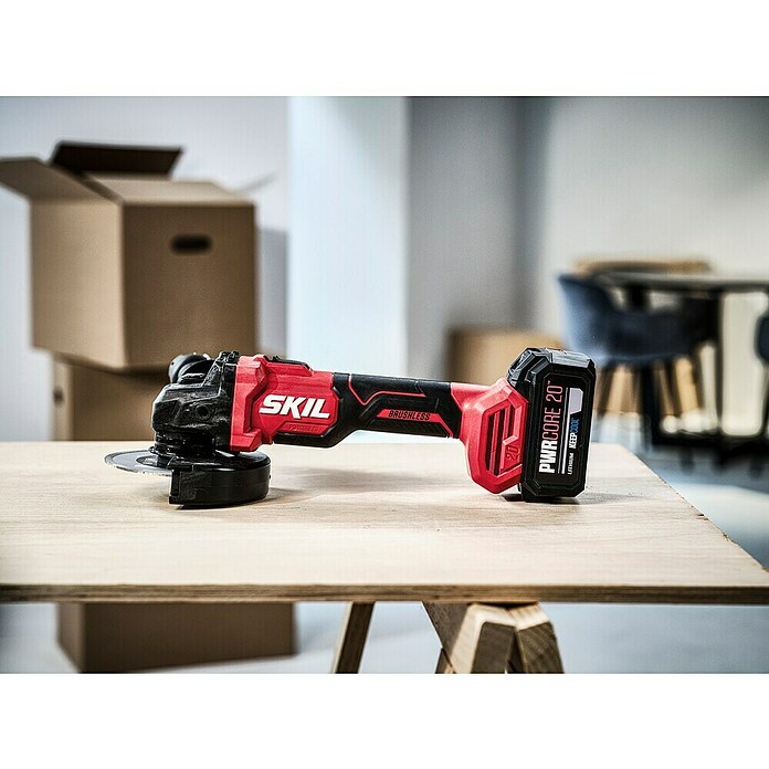 Skil PWRCore 20V Haakse accuslijper + Gratis Accu Compressor (Excl. accu, 10.000 tpm) | BAUHAUS