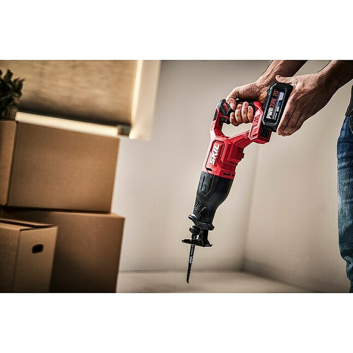 Skil PWRCore 20V Accureciprozaag 3471 CA (20 V, Max. zaagdiepte in hout: 210 mm) | BAUHAUS