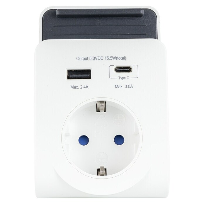 REV Međuutičnica  (2 USB priključka, Broj šuko utičnica: 1 Kom.) | BAUHAUS