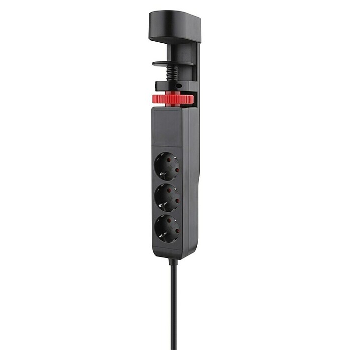 REV Produžni kabel s utičnicama  (Broj šuko utičnica: 3 Kom., Dužina kabela: 3 m, Bez prekidača) | BAUHAUS