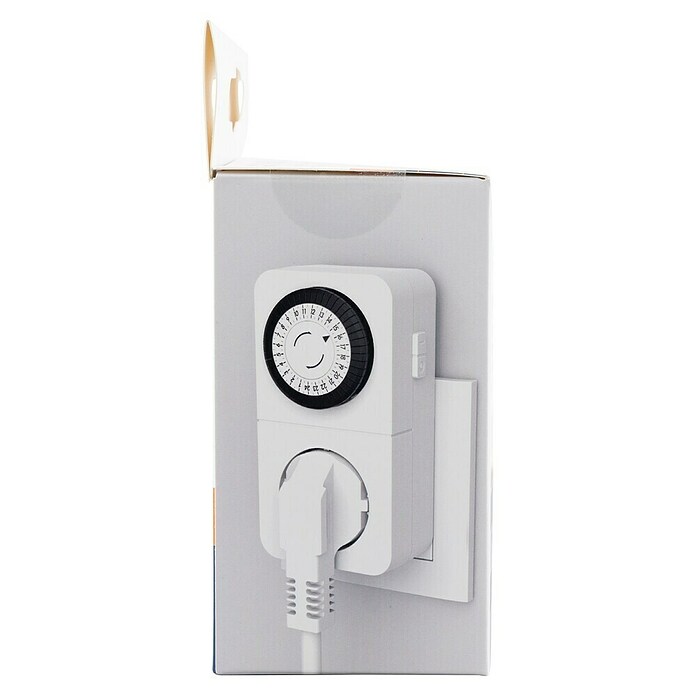 REV Zeitschaltuhr mit Combini-Stecksystem (Mechanisch, Weiß, 3 680 W) | BAUHAUS