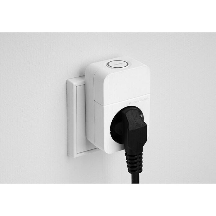 REV Zwischenstecker mit Schalter und Combini-Stecksystem (Weiß, Max. Anschlussleistung: 3 680 W) | BAUHAUS