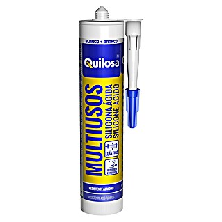 Quilosa Silicona ácida multiusos (Transparente, 280 ml)