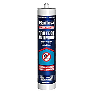 Quilosa Sellador Sanitario Protect Antimoho (Blanco, 280 ml)