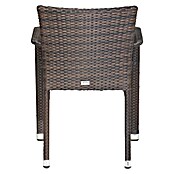 Gardamo Stapelstuhl Minas im Set (2 Stk., 100% Polyethylen, Maron, B x T x H: 56 x 60 x 83 cm) | BAUHAUS