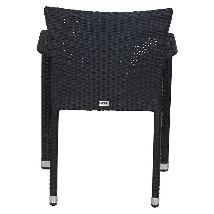 Gardamo Stapelstuhl Minas im Set (2 Stk., 100% Polyethylen, Schwarz, B x T x H: 56 x 60 x 83 cm) | BAUHAUS