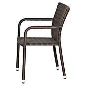 Gardamo Stapelstuhl Minas im Set (2 Stk., 100% Polyethylen, Maron, B x T x H: 56 x 60 x 83 cm) | BAUHAUS