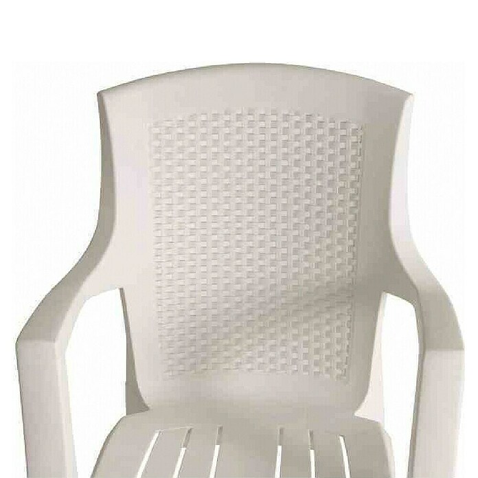 Stapelstuhl Eden Set (2 Stk., Stapelbar, Weiß, B x T x H: 55 x 46 x 91 cm) | BAUHAUS