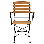 Siena Garden Klappstuhl Peru (Robinienholz, Klappbar, Natur, Anthrazit, B x T x H: 60 x 57 x 87 cm) | BAUHAUS