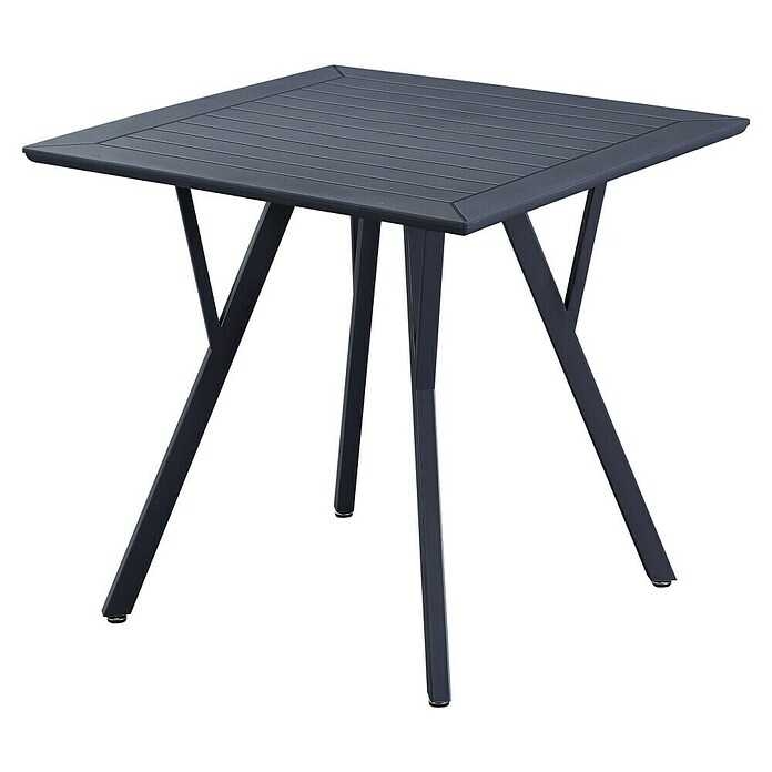 Sunfun Vrtni stol  (D x Š x V: 80 x 80 x 75 cm, Polipropilen, Čelik s praškastim premazom, Antracit) | BAUHAUS