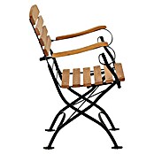 Siena Garden Klappstuhl Peru (Robinienholz, Klappbar, Natur, Anthrazit, B x T x H: 60 x 57 x 87 cm) | BAUHAUS