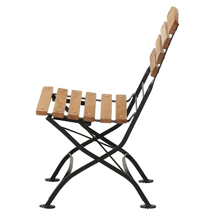 Siena Garden Klappstuhl Peru (Robinienholz, Klappbar, Natur, Anthrazit, B x T x H: 60 x 43 x 87 cm) | BAUHAUS