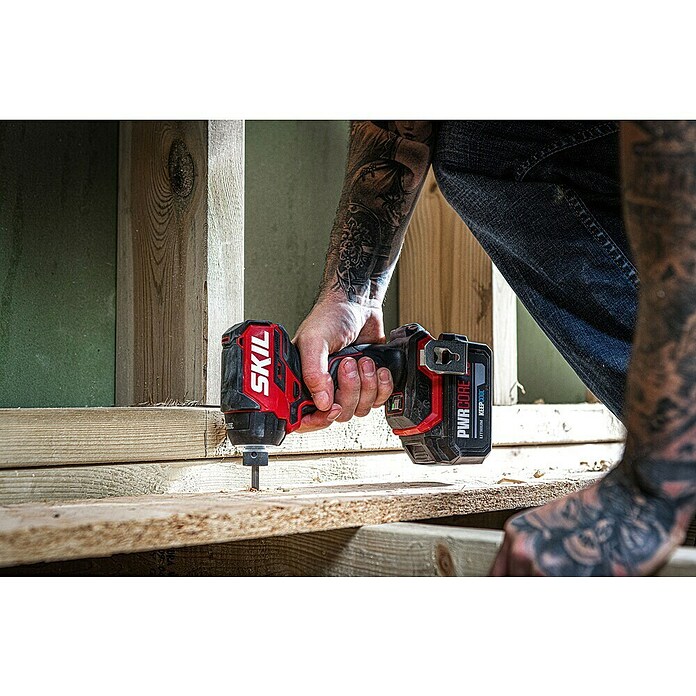 Skil PWRCore 20V Accuslagschroevendraaier + Gratis Accu Compressor (20 V, Excl. accu, 250 Nm) | BAUHAUS