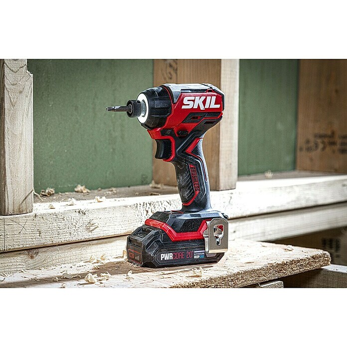 Skil PWRCore 20V Accuslagschroevendraaier + Gratis Accu Compressor (20 V, Excl. accu, 250 Nm) | BAUHAUS