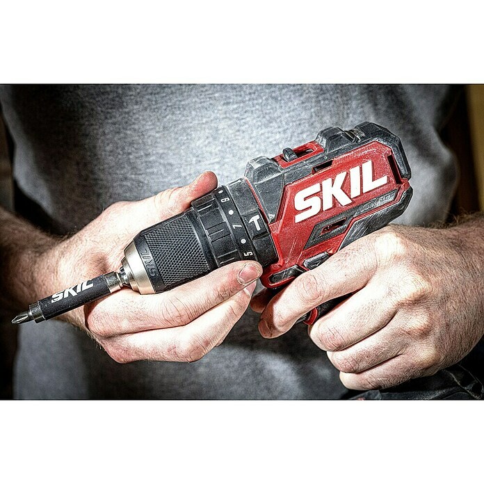 Skil PWRCore 20V Accu-klopboormachine + Gratis Accu Compressor () | BAUHAUS