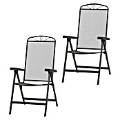 Siena Garden Klappstuhl Elda (B x T x H: 65 x 60 x 103 cm, Anthrazit, Verstellbare Rückenlehne) | BAUHAUS