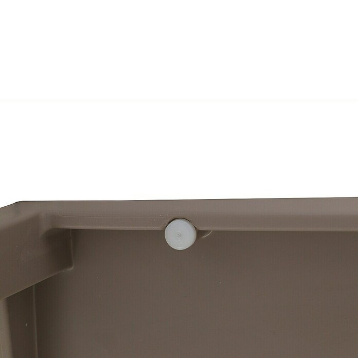Siena Garden Urban Lights Gartenmöbel-Set Square Sessel/Paco Tisch (Sessel (L x B x H): 56 x 56 x 80 cm, Tisch (L x B x H): 140 x 90 x 71 cm, 5 -tlg., Polypropylen, Melamin, Taupe/Anthrazit) | BAUHAUS