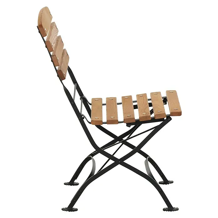 Siena Garden Klappstuhl Peru - Robinienholz, Klappbar, Natur, Anthrazit, B x T x H: 60 x 43 x 87 cm - Dieser Klappstuhl aus Holz und Metall ist ideal für den Garten oder die Terrasse. Er ist leicht zu verstauen, wenn er nicht gebraucht wird.