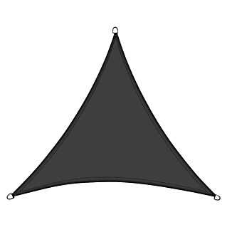 Siena Garden Sonnensegel Solino inkl. Zubehör-Set (L x B: 500 x 500 cm, Grau, Dreieckig)